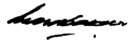 Signature of Audit Committee Chairperson