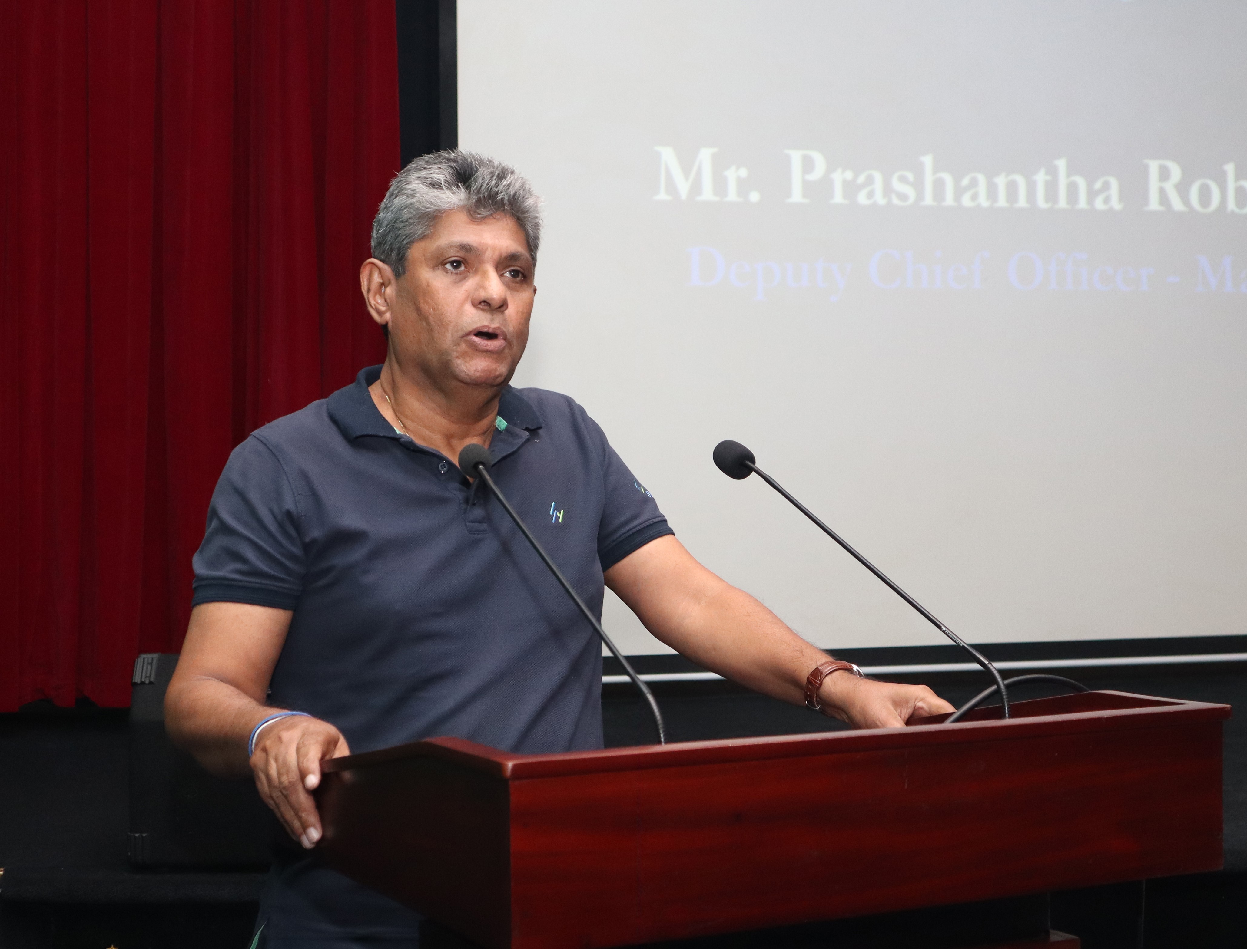 Prashantha Robertson at the event